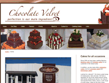 Tablet Screenshot of chocolatevelvet.co.nz